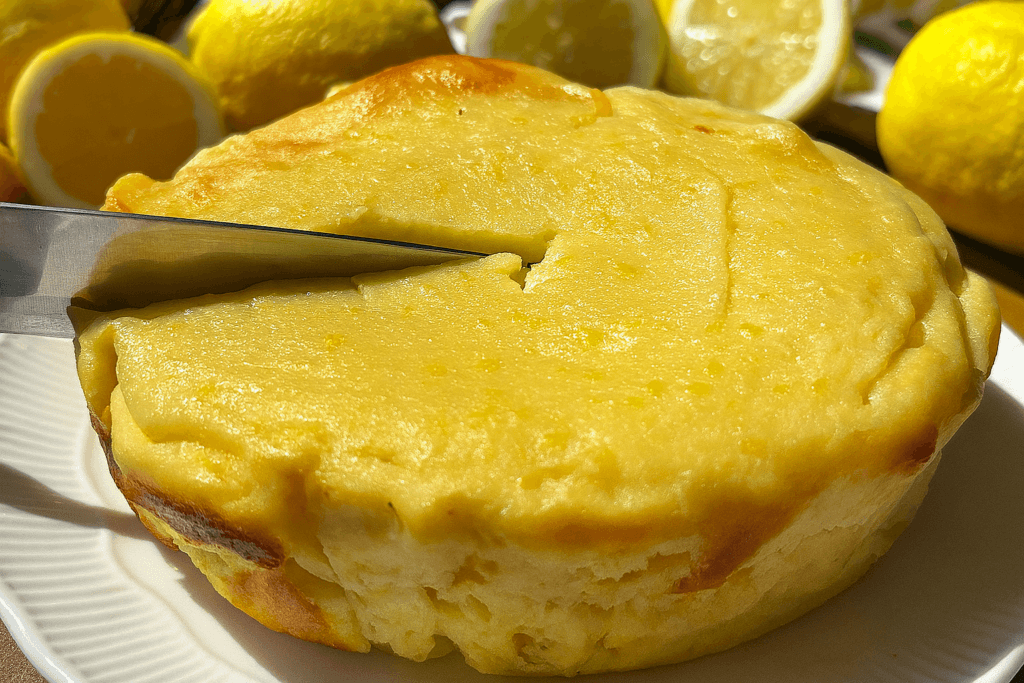 Questa torta al limone ha cambiato il mio modo di mangiare dolci: leggera, fresca e non mi fa ingrassare. Solo 120 Kcal!