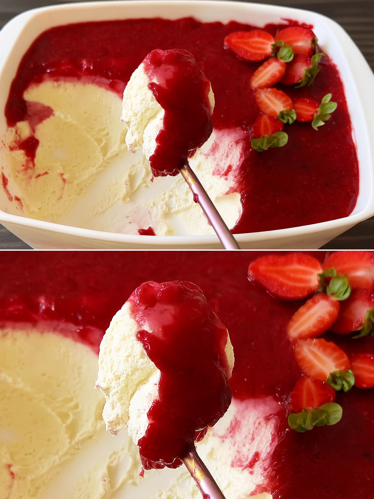 Dessert alle fragole
