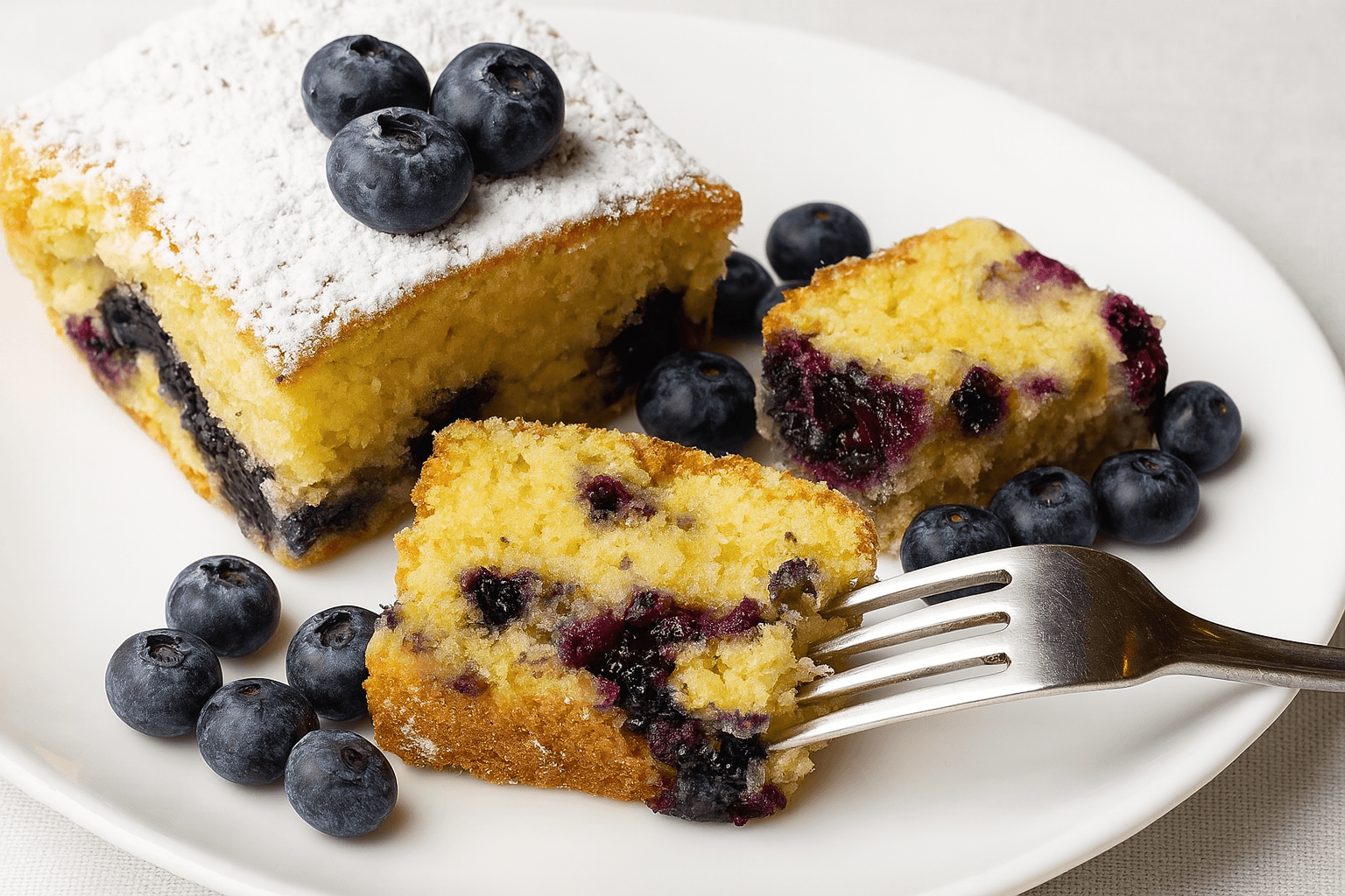Plumcake mirtilli e mela