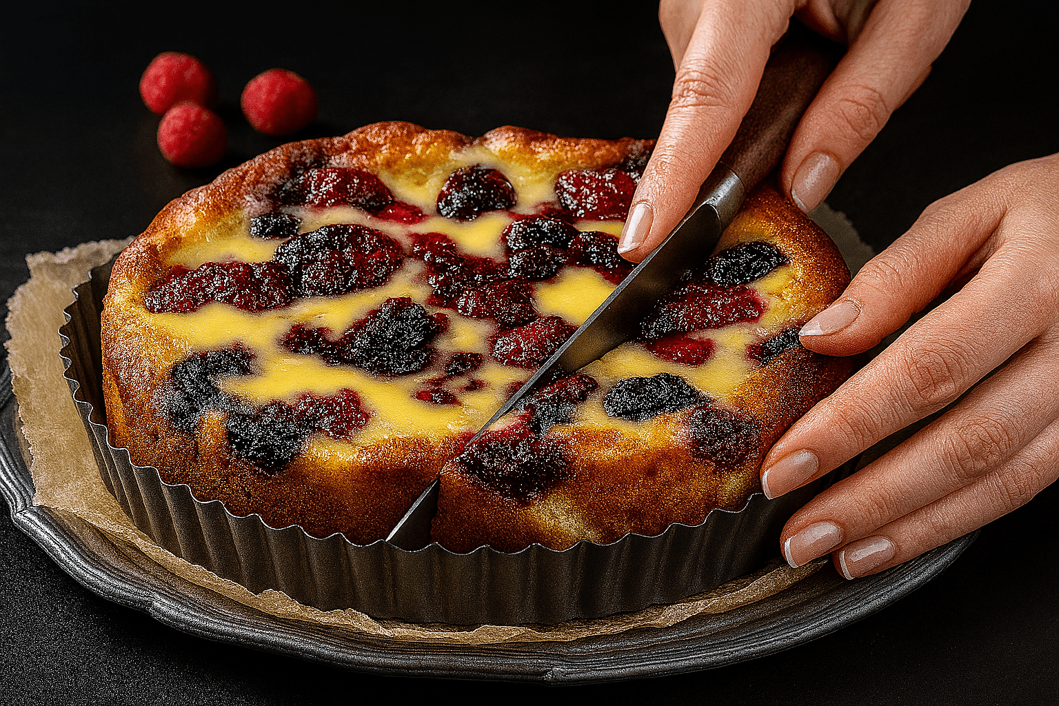 Torta ai frutti di bosco