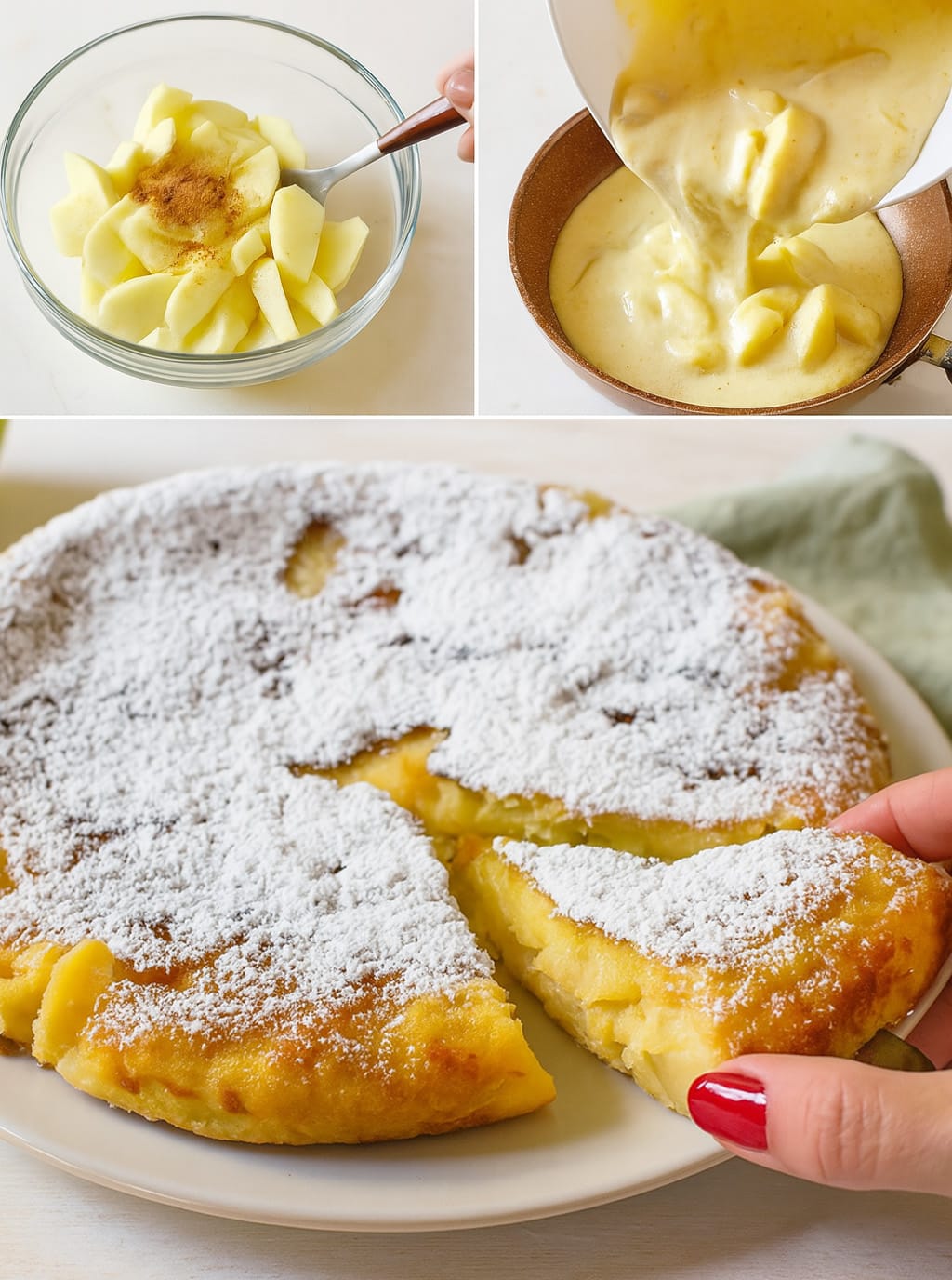 Frittata di pere
