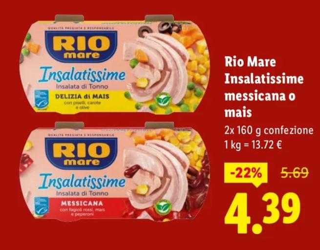 Insalatissime rio mare