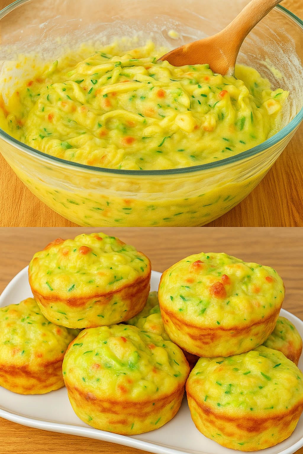 Muffin salati di zucchine