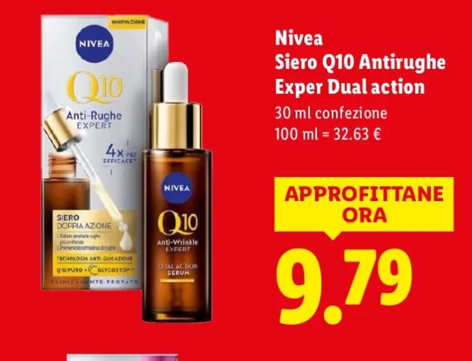 Nivea siero Q10 lidl