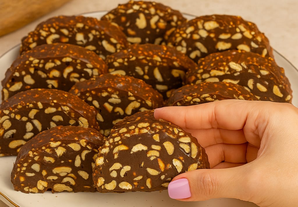 Sembra una bomba calorica, invece è il mio salame al cioccolato ‘furbo’ che non appesantisce e con solo 140 Kcal!