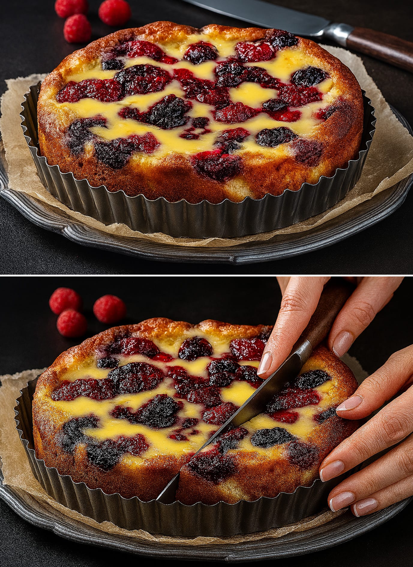 Torta ai frutti di bosco