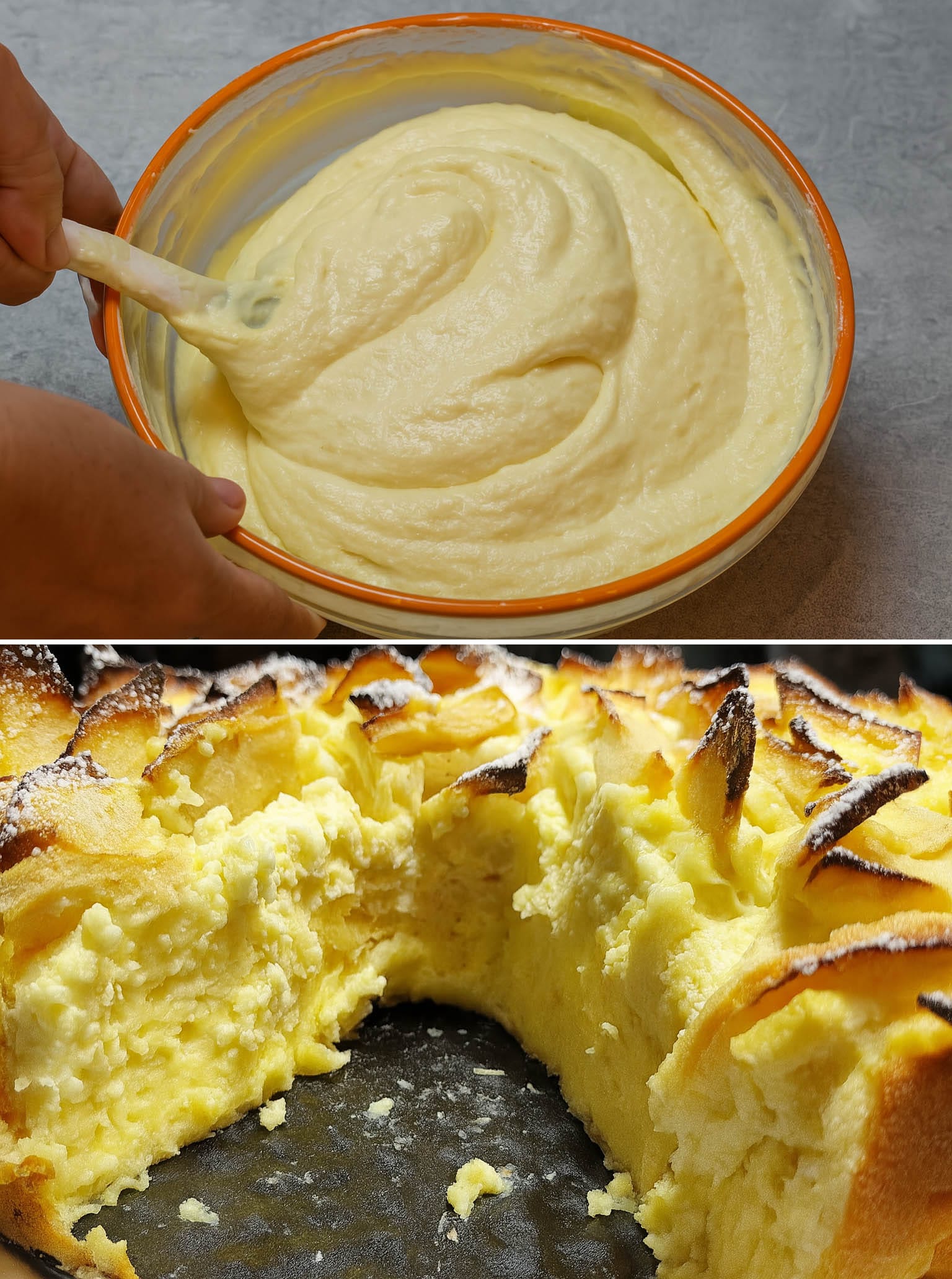 Torta di mele e yogurt