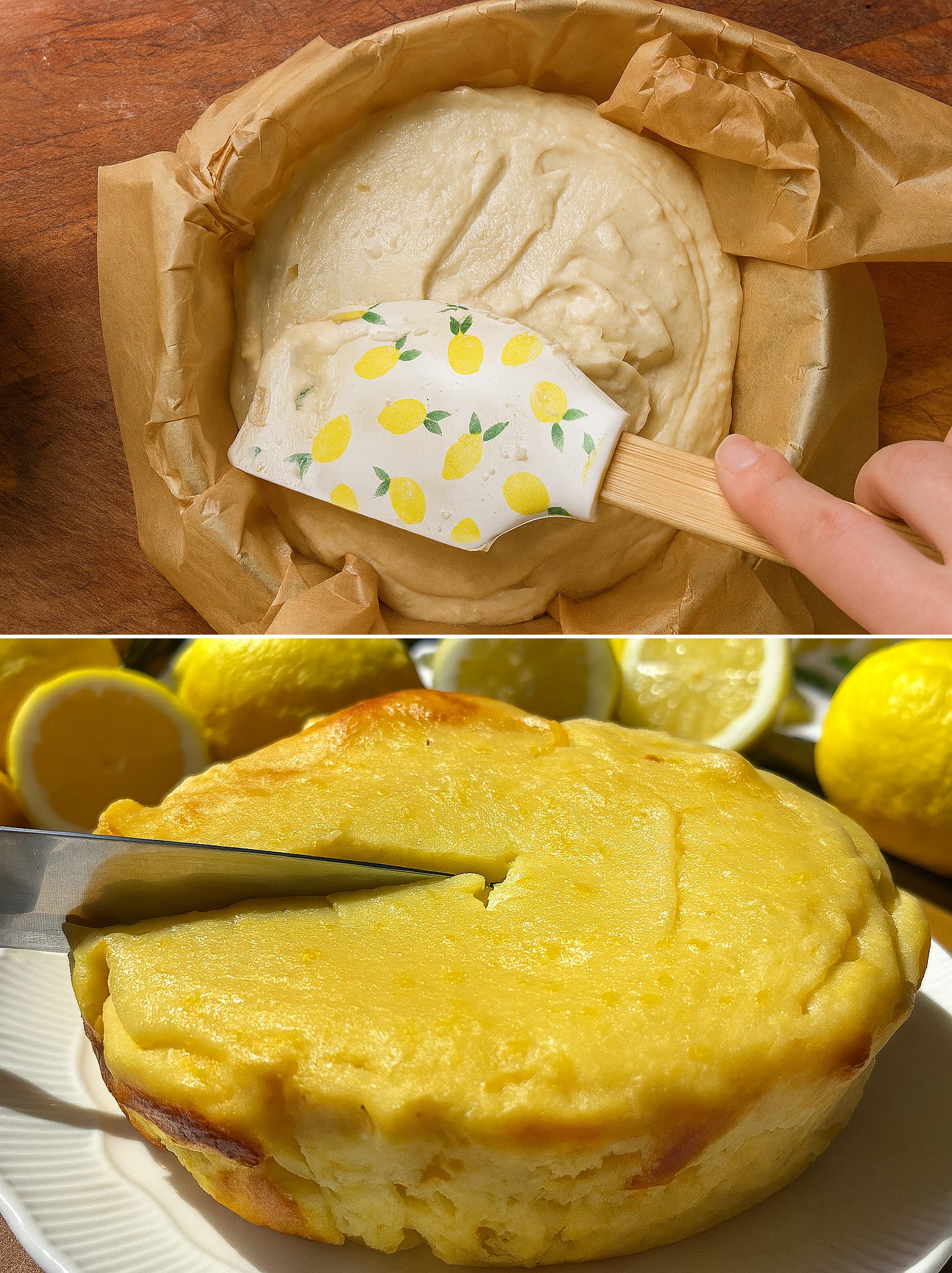 Torta di ricotta e limone