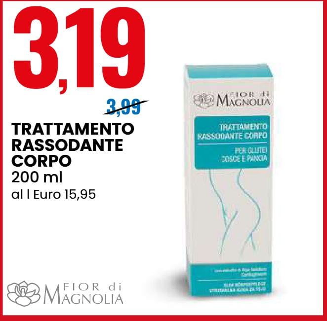 Trattamento rassodante fior di magnolia eurospin