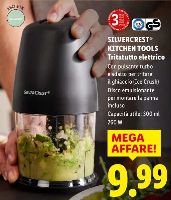 Tritatutto elettrico lidl