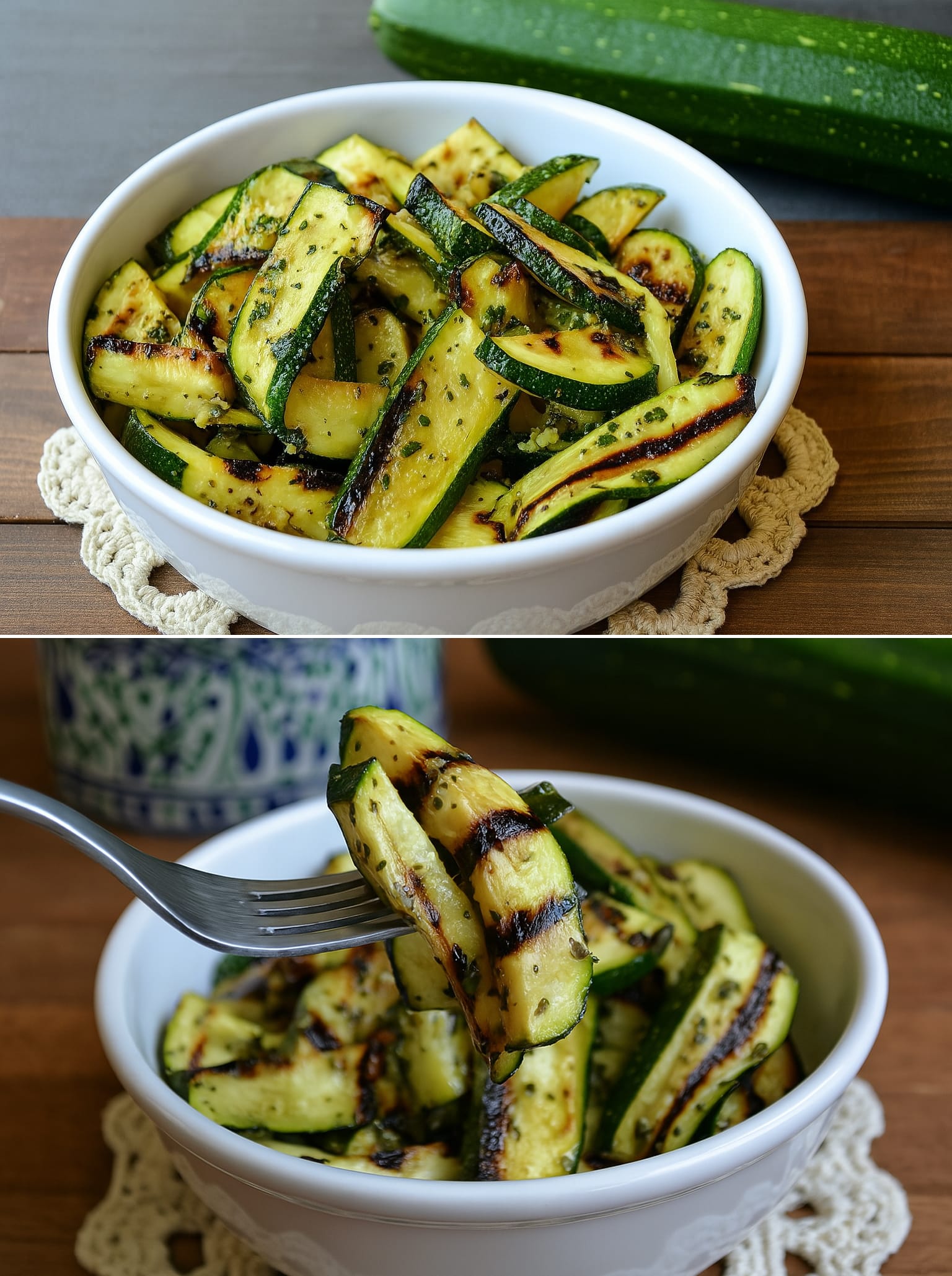 Zucchine al limone grigliate