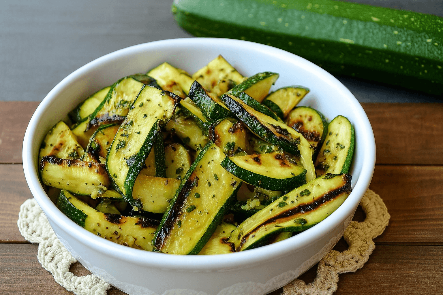 Zucchine al limone grigliate