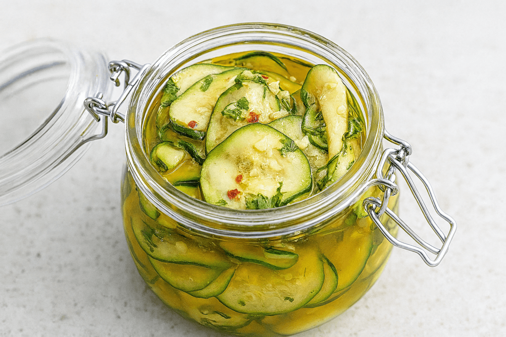 Niente padella, niente forno: bastano 10 minuti per fare queste zucchine marinate crude, e sono pure più buone di quelle grigliate. Solo 60 Kcal!