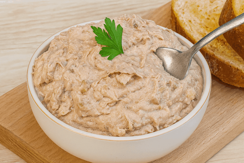 In 5 minuti ho salvato l’antipasto: la mia ricetta del paté di tonno furbo (senza burro, ma cremosissimo), buono su pane e crostini!