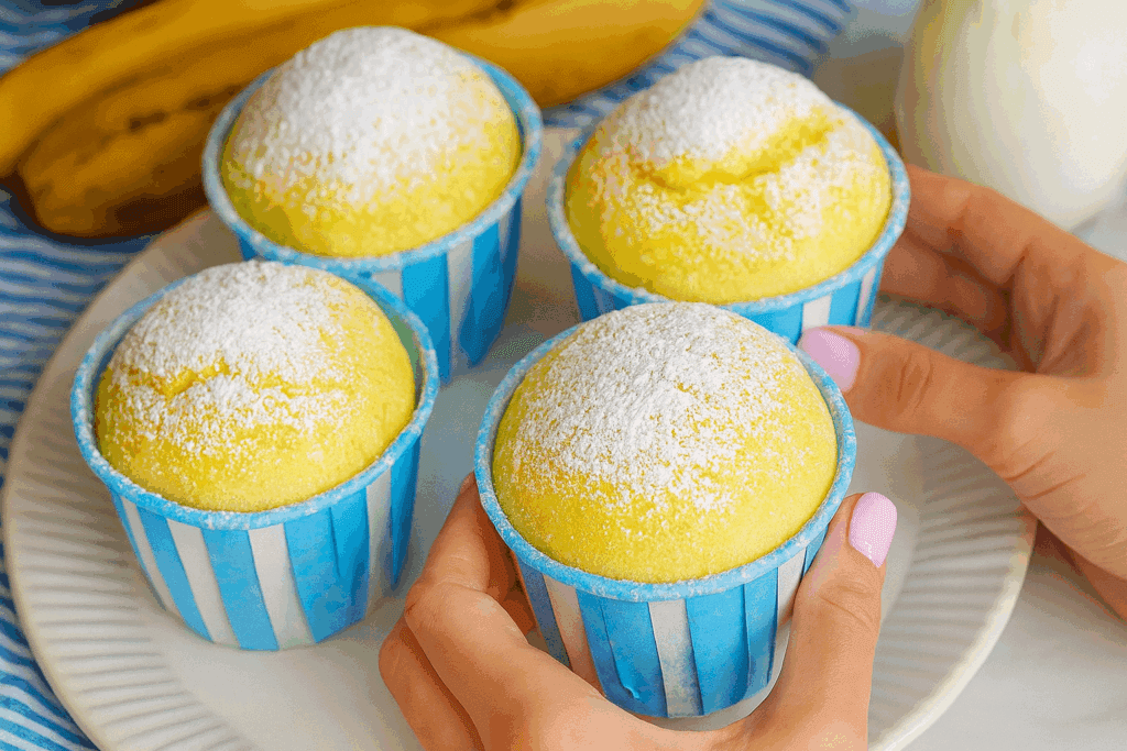 Il trucco per muffin morbidosi senza burro per tenerso in forma: ricotta ben scolata, scorza di limone e impasto mescolato il minimo (con solo 130 Kcal)