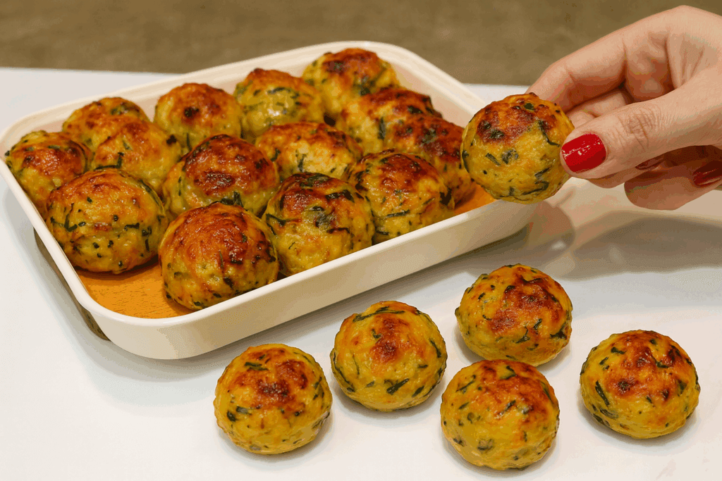 Senza friggere, senza stress: queste polpette di zucchine al forno sono pronte in meno di un’ora e non ne avanza mai una!