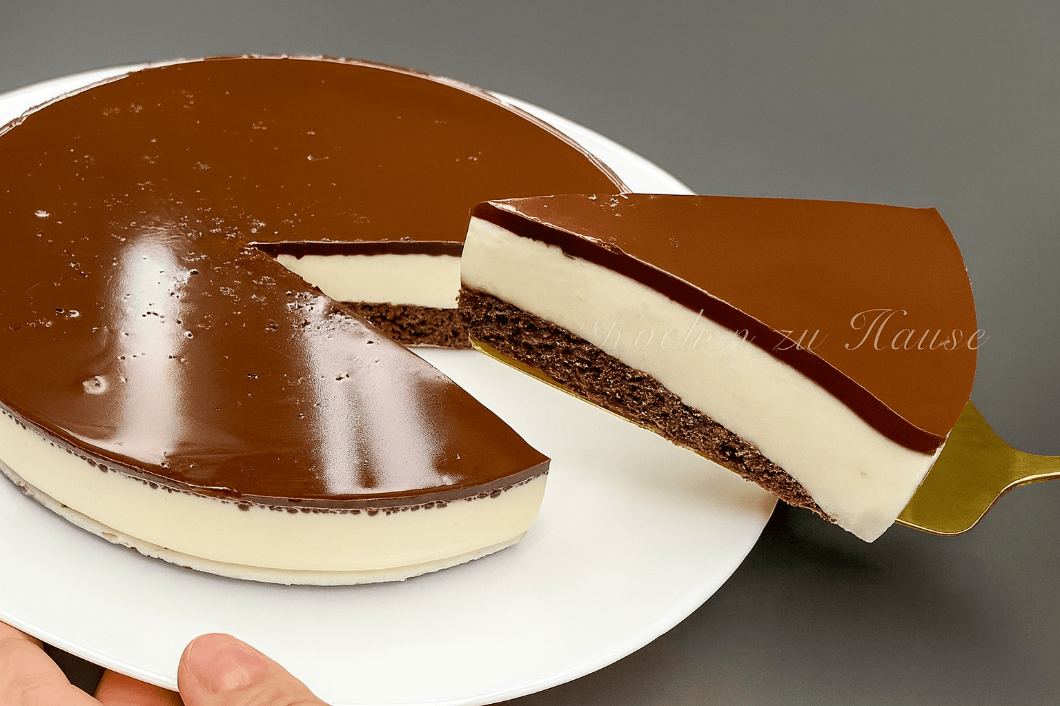 Torta al latte e cioccolato