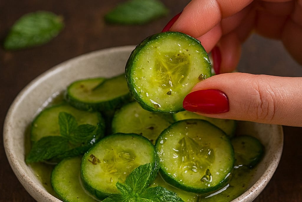 Zucchine marinate alla menta, il piatto più semplice e fresco dell’estate che mi salva sempre (ed è pure dietetico)