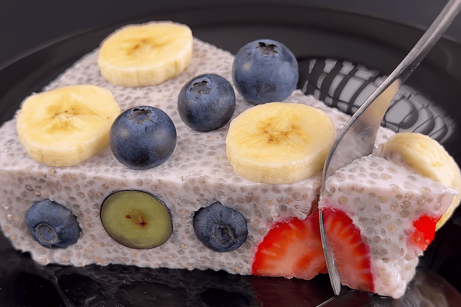 Torta chia pudding