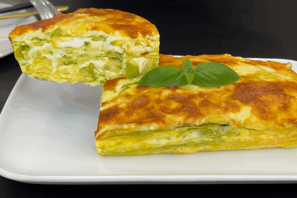 Non la solita ricetta con le zucchine, questa ha fatto impazzire anche me con tutto a crudo in forno: ti farà venire fame subito e non avanza mai nemmeno una fetta!