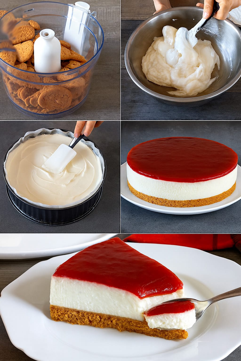 Cheesecake ai lamponi