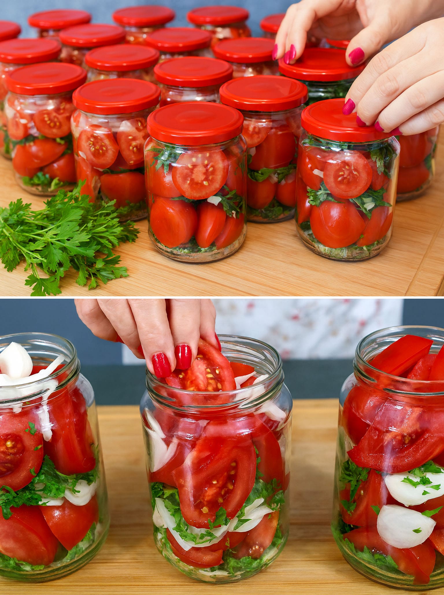Conserve di pomodori