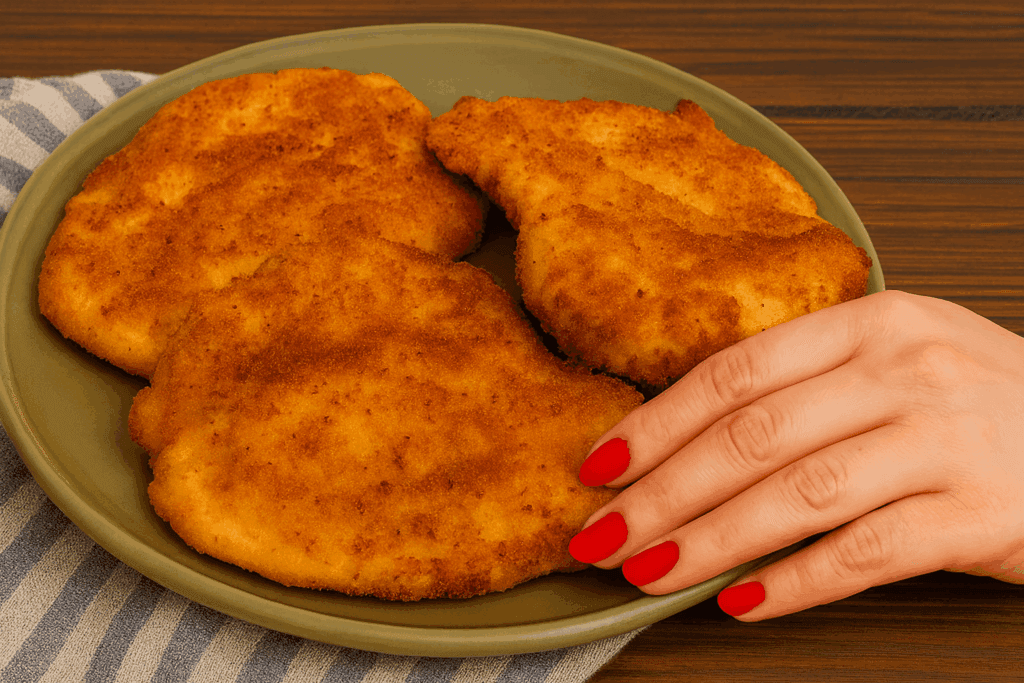 Le ho infilate in forno mentre tutti apparecchiavano: 20 minuti a 200°C, croccanti come fritte ma leggere grazie alla marinatura allo yogurt!