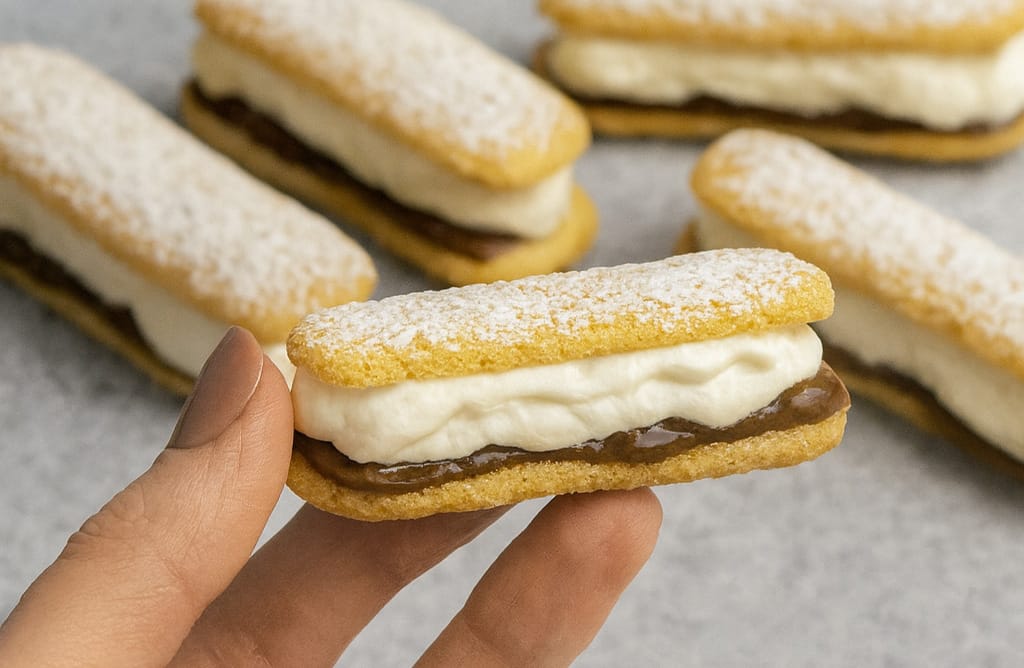 Senza forno e senza sbattimenti: questi dolcetti con Pavesini e crema li tieni sempre pronti in freezer, sono la fine del mondo