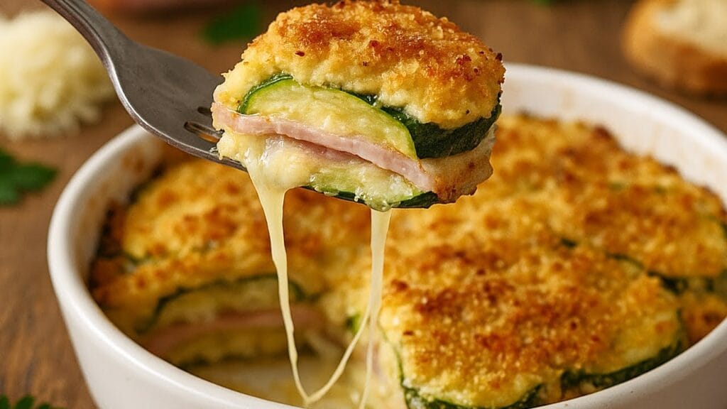 Gratin di zucchine senza frittura che mi ha salvato la cena all’ultimo momento: pochi ingredienti ma massimo risultato e con solo 205 Kcal!