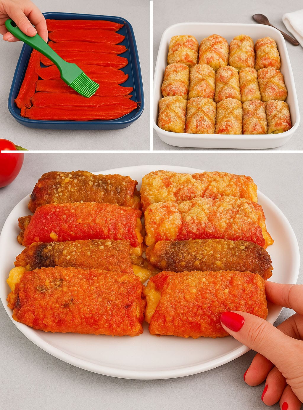 Involtini di peperoni