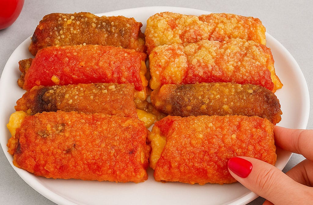 Sembrano complicati ma si preparano davvero in un attimo: gli involtini di peperoni al forno hanno fatto impazzire tutti a tavola