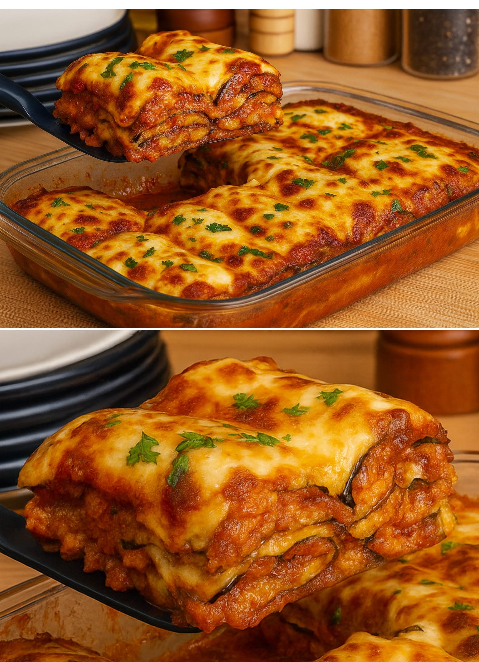 Lasagna di melanzane e ragù
