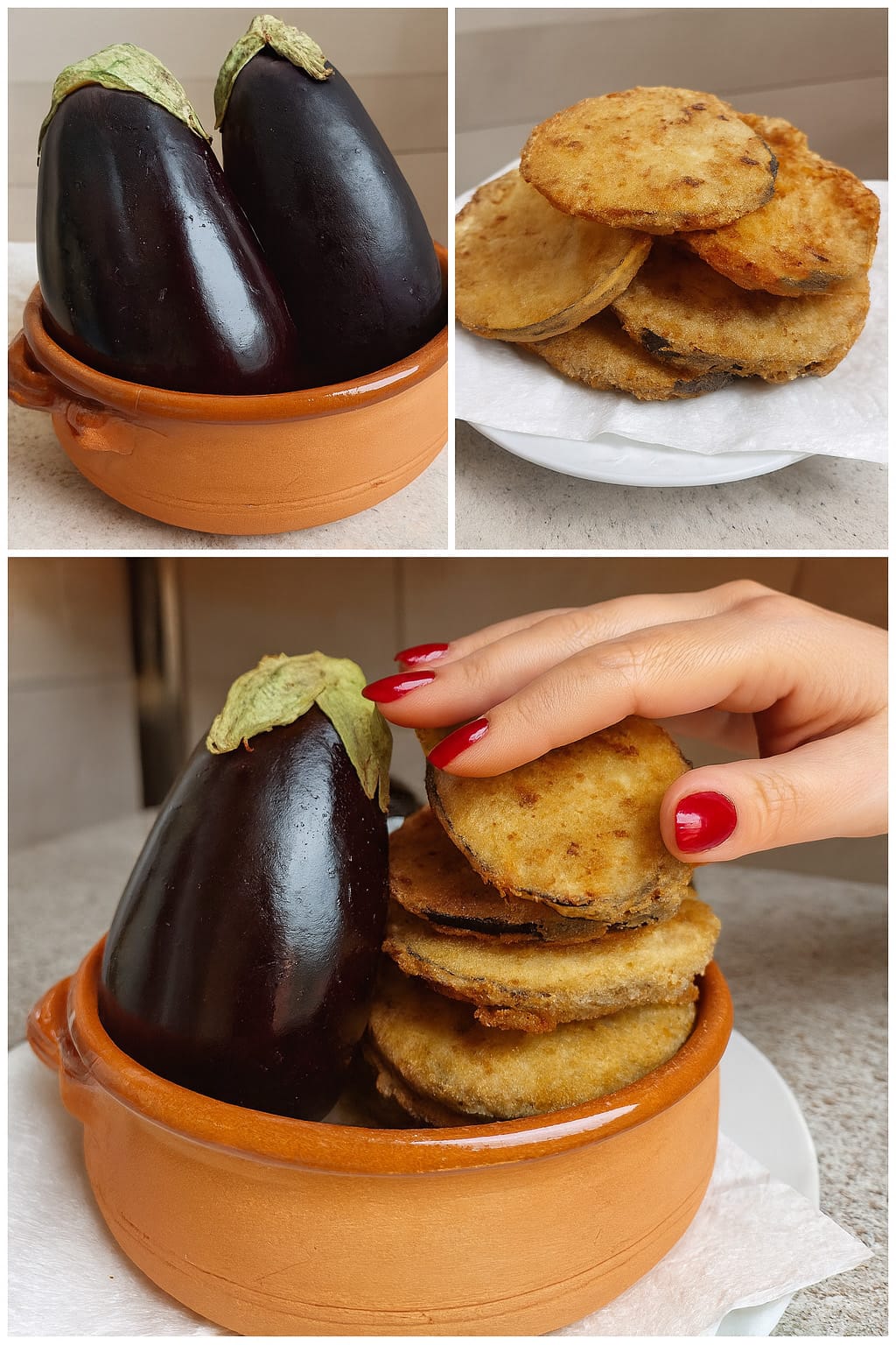 Melanzane panate al forno