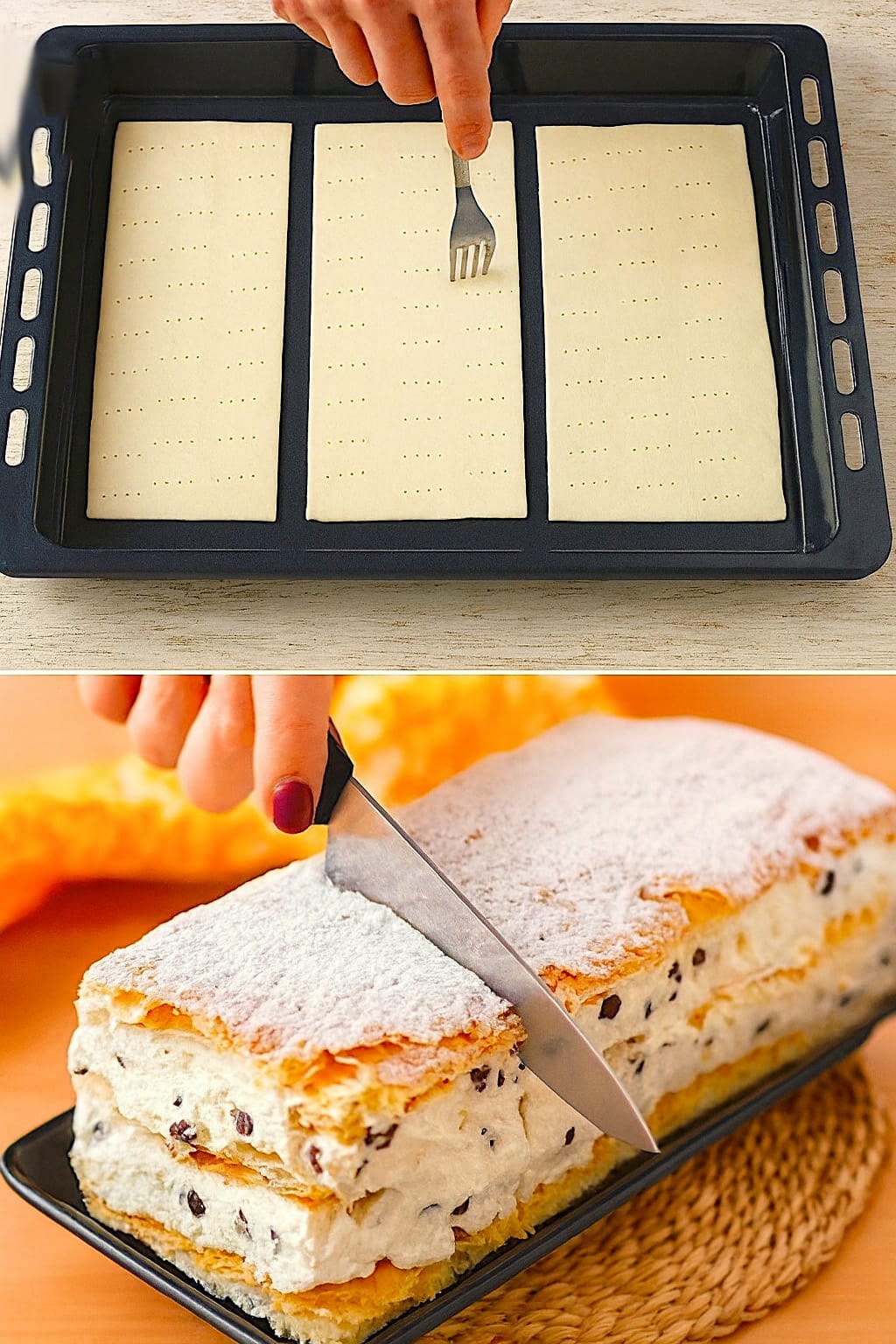 Millefoglie alla ricotta