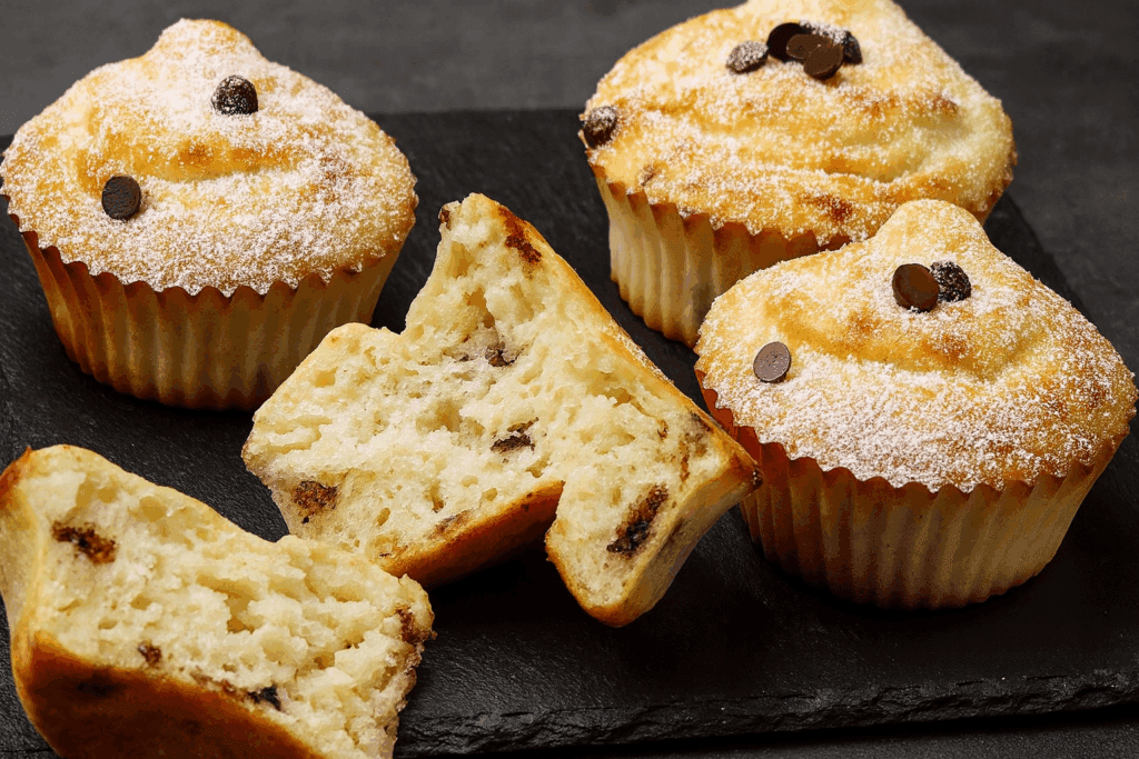 Due muffin a colazione, uno a merenda: questi muffin cocco e cioccolato li preparo in 10 minuti, cuociono in 15 e restano morbidi per giorni!
