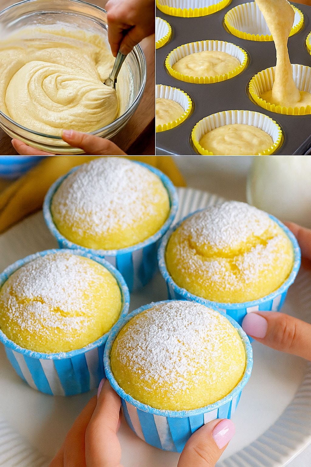 Muffin di ricotta e limone
