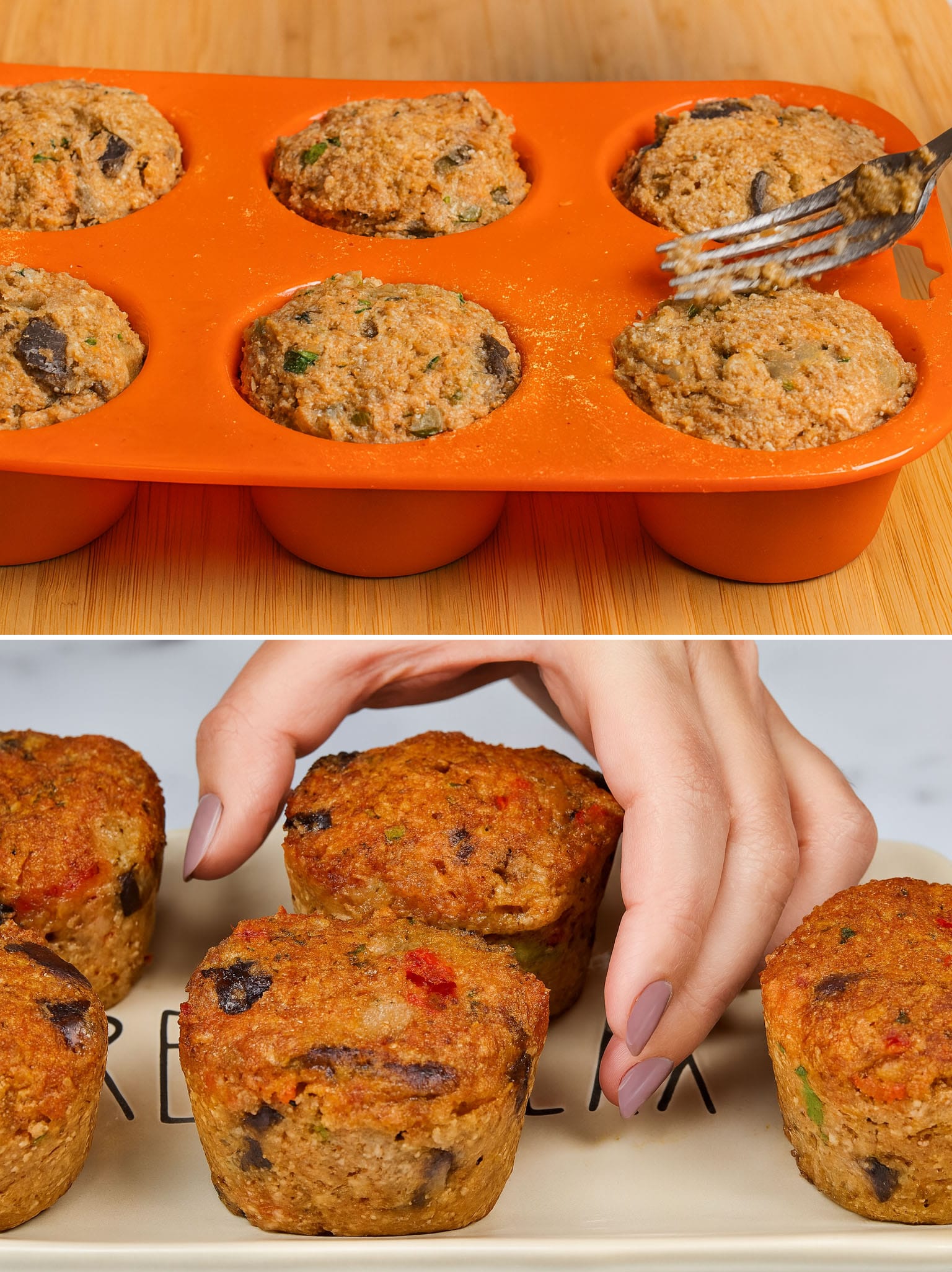 Muffin di melanzane