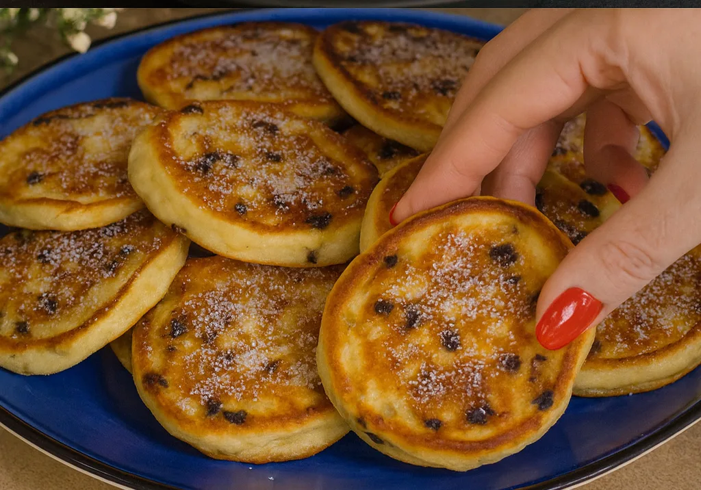 The recipe I make by eye and it always comes out right: soft yogurt pancakes, ideal if you're hungry and only have 2 things in the fridge