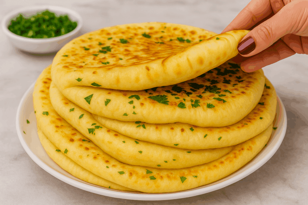 Pane turco in padella che ti salva la cena: niente forno, impasto veloce e la famosa “tasca” che si gonfia in 5–6 minuti per lato