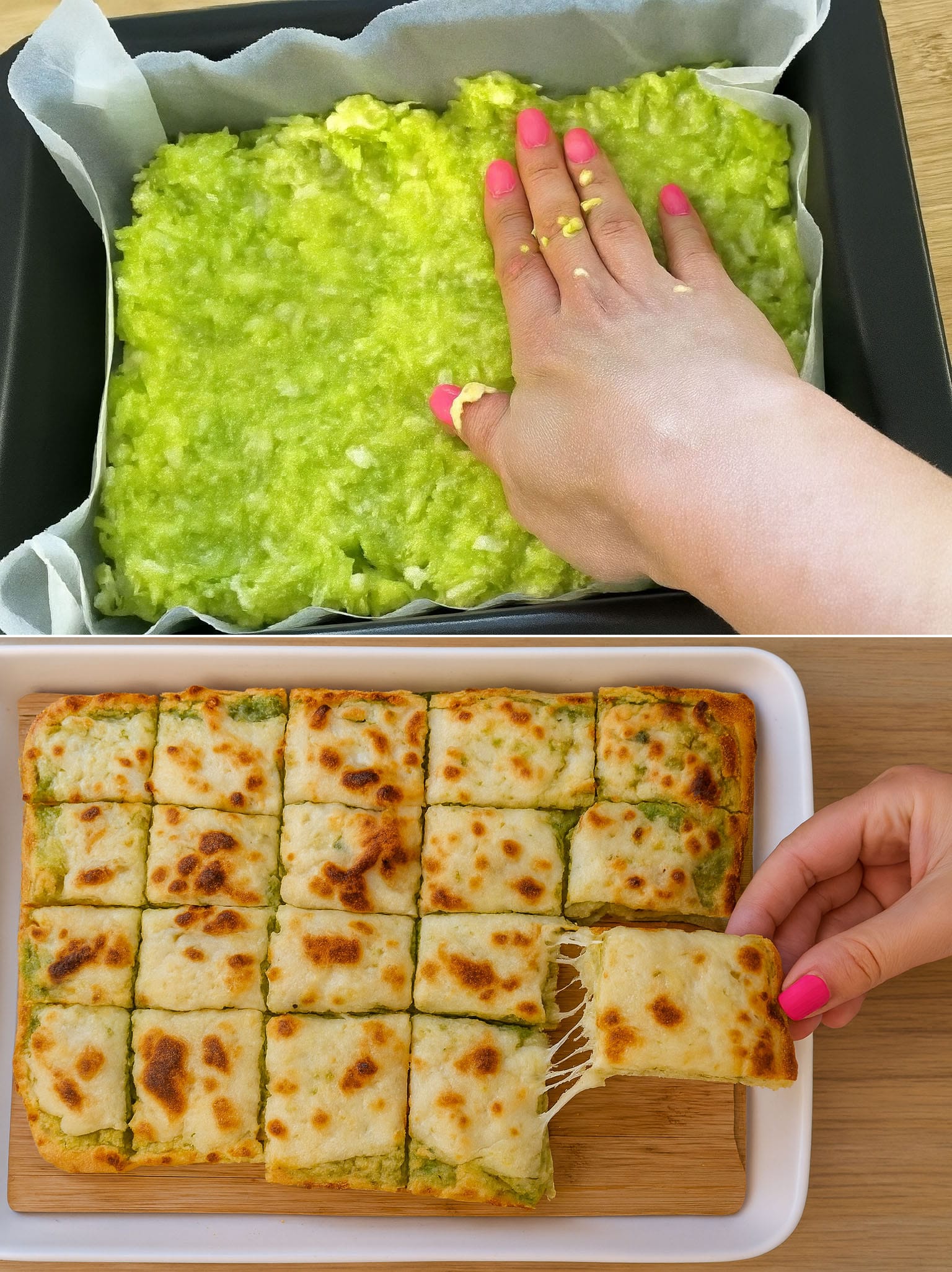Pizza salata di zucchine