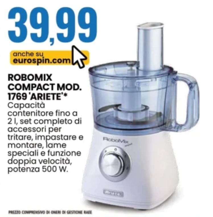 Robomix ariete eurospin