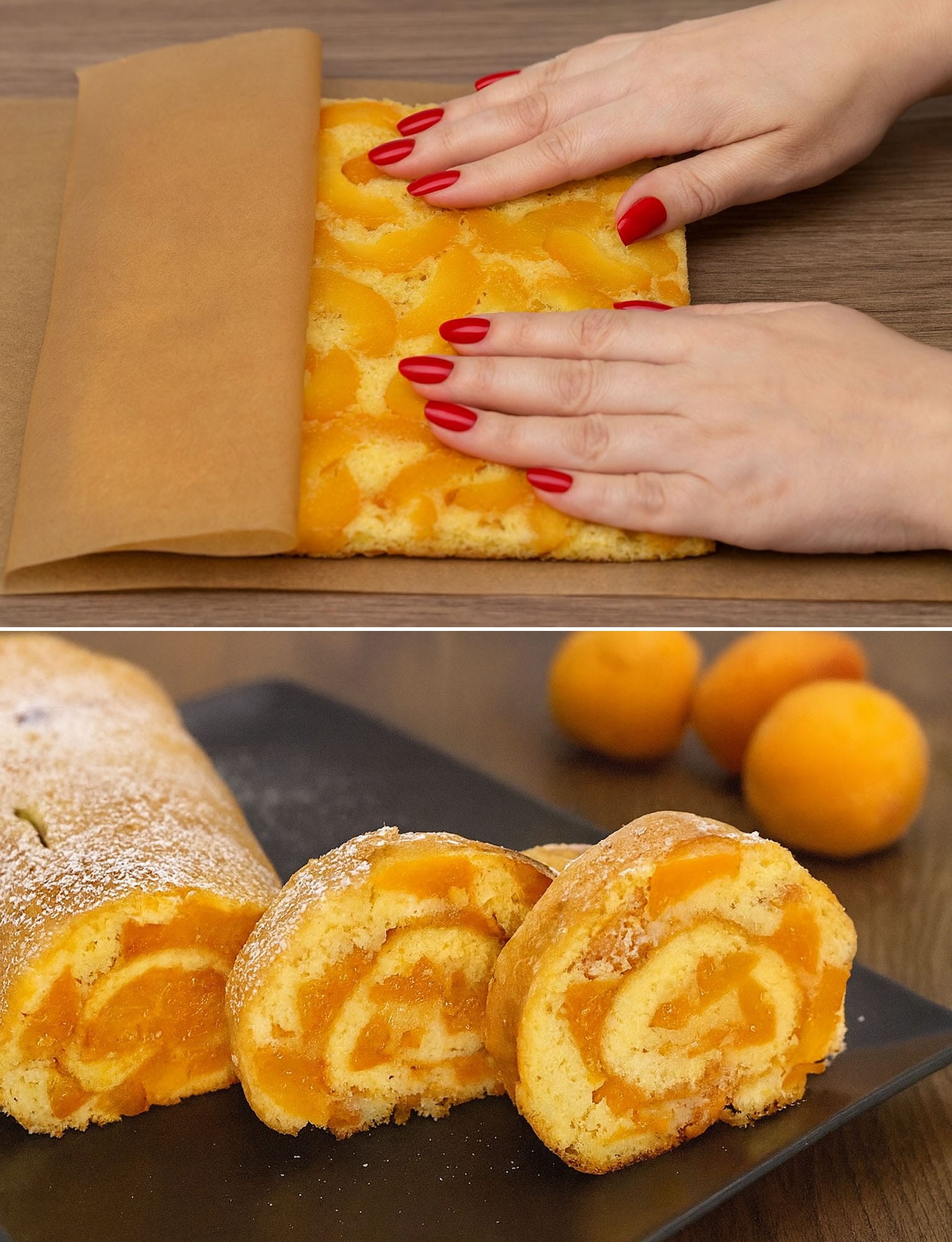 Rotolo di albicocche