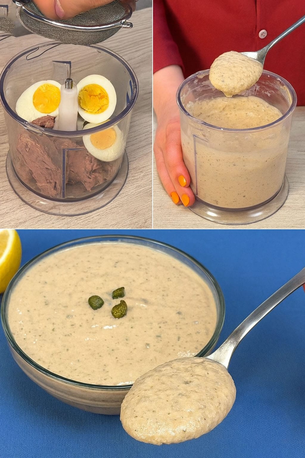 Salsa tonnata senza maionese