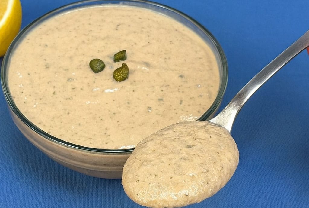 La mia tonnata “furba” senza maionese pronta in 10 minuti e con un filo d’olio solo: ne posso spalmare quanto ne voglio, ha solo 115 Kcal!