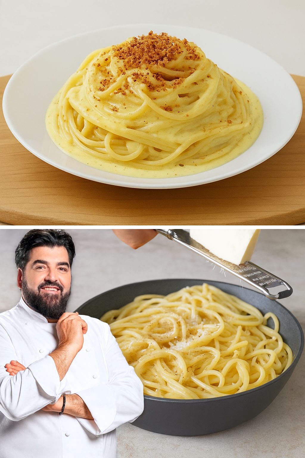 Spaghetti aglio, olio e peperoncino di Antonino Cannavacciuolo