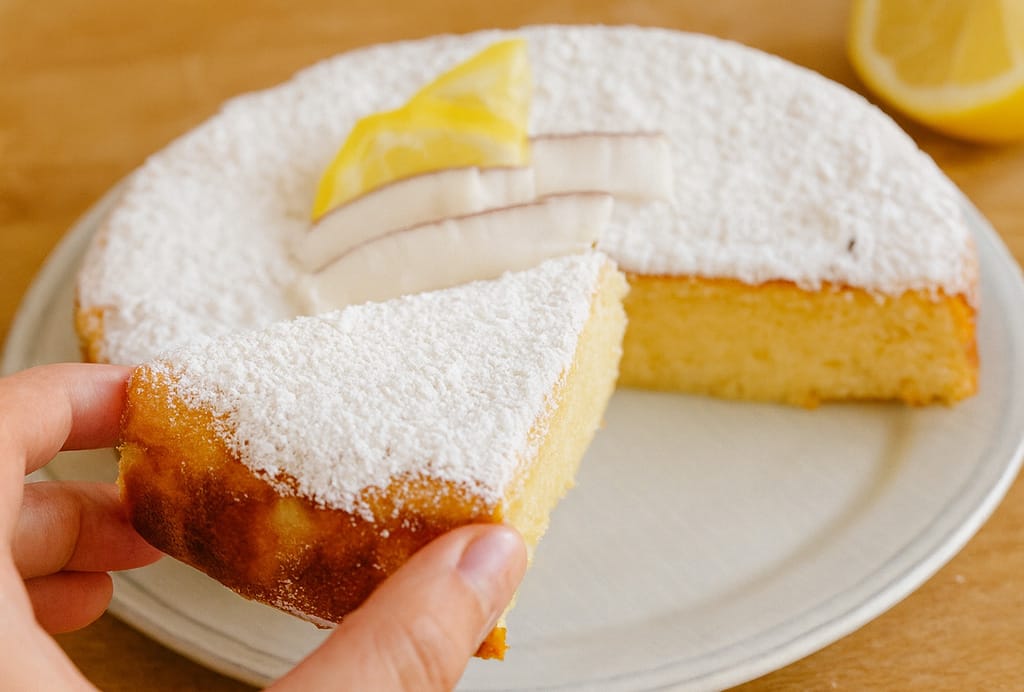 Più facile di così non si può: mescoli tutto, inforni e ti ritrovi con una torta al cocco e limone fresca da urlo con solo 125 Kcal