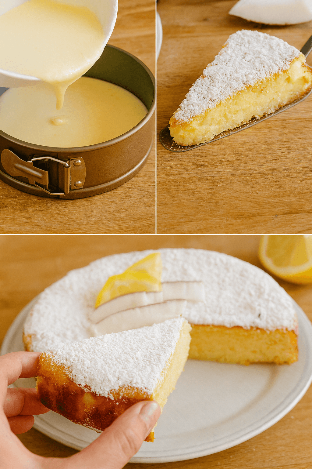 Torta cocco e limone