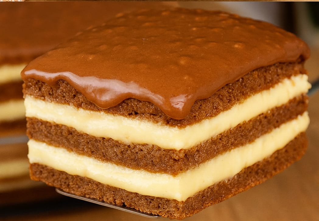 Torta fredda biscotti e crema