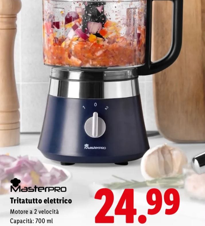 Tritatutto elettrico masterpro lidl