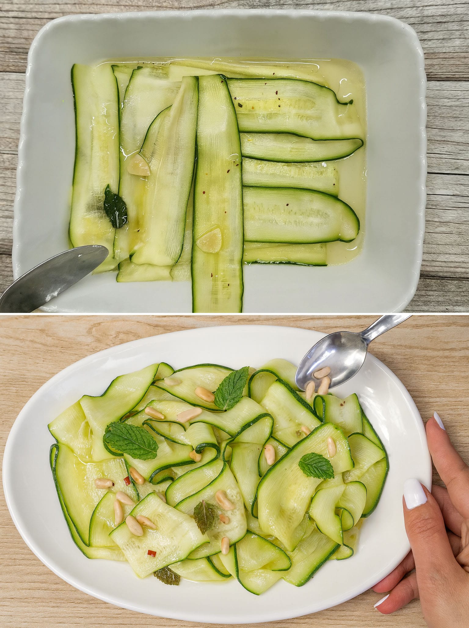 Zucchine alla scapece a crudo
